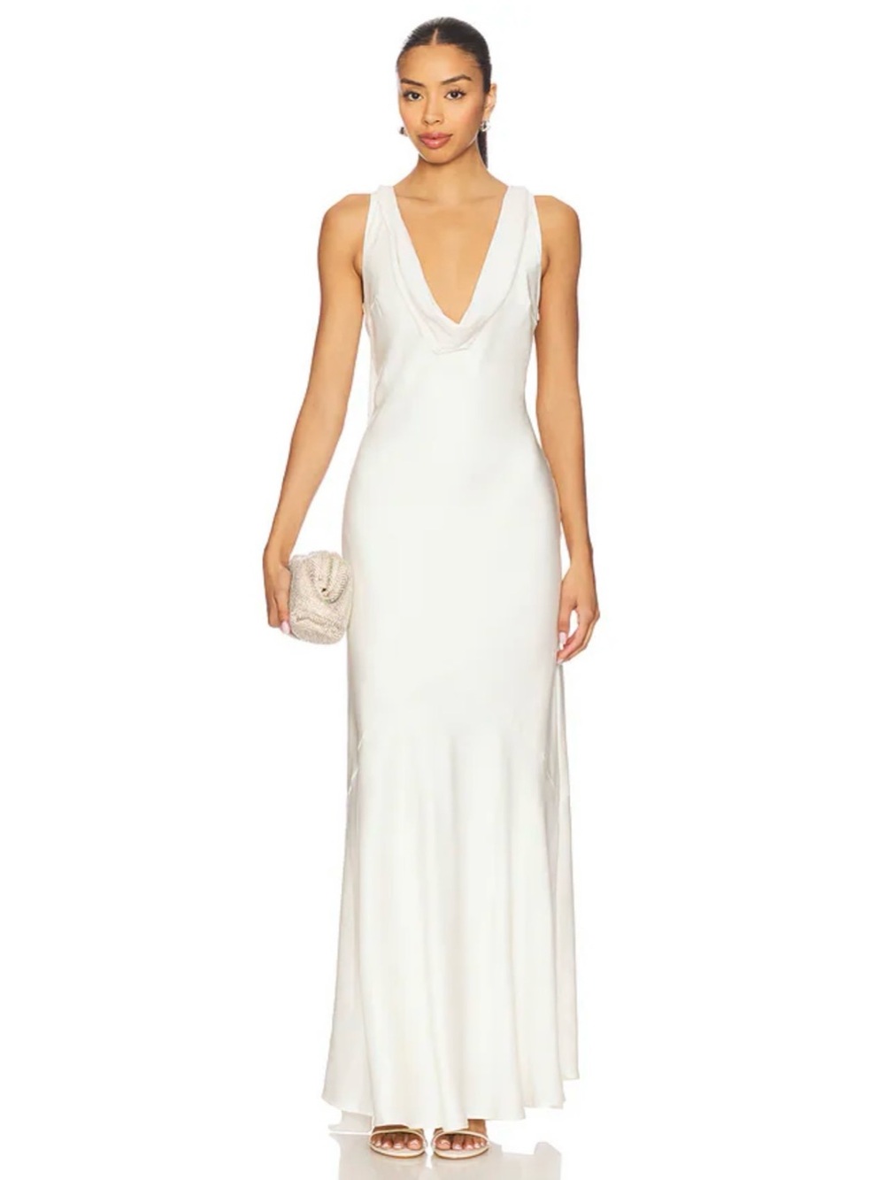 Runaway the Label Gabriella Maxi Dress in Ivory
